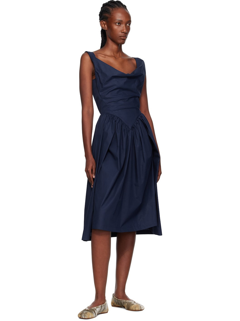 Vivienne Westwood Navy Sunday Midi Dress outlook