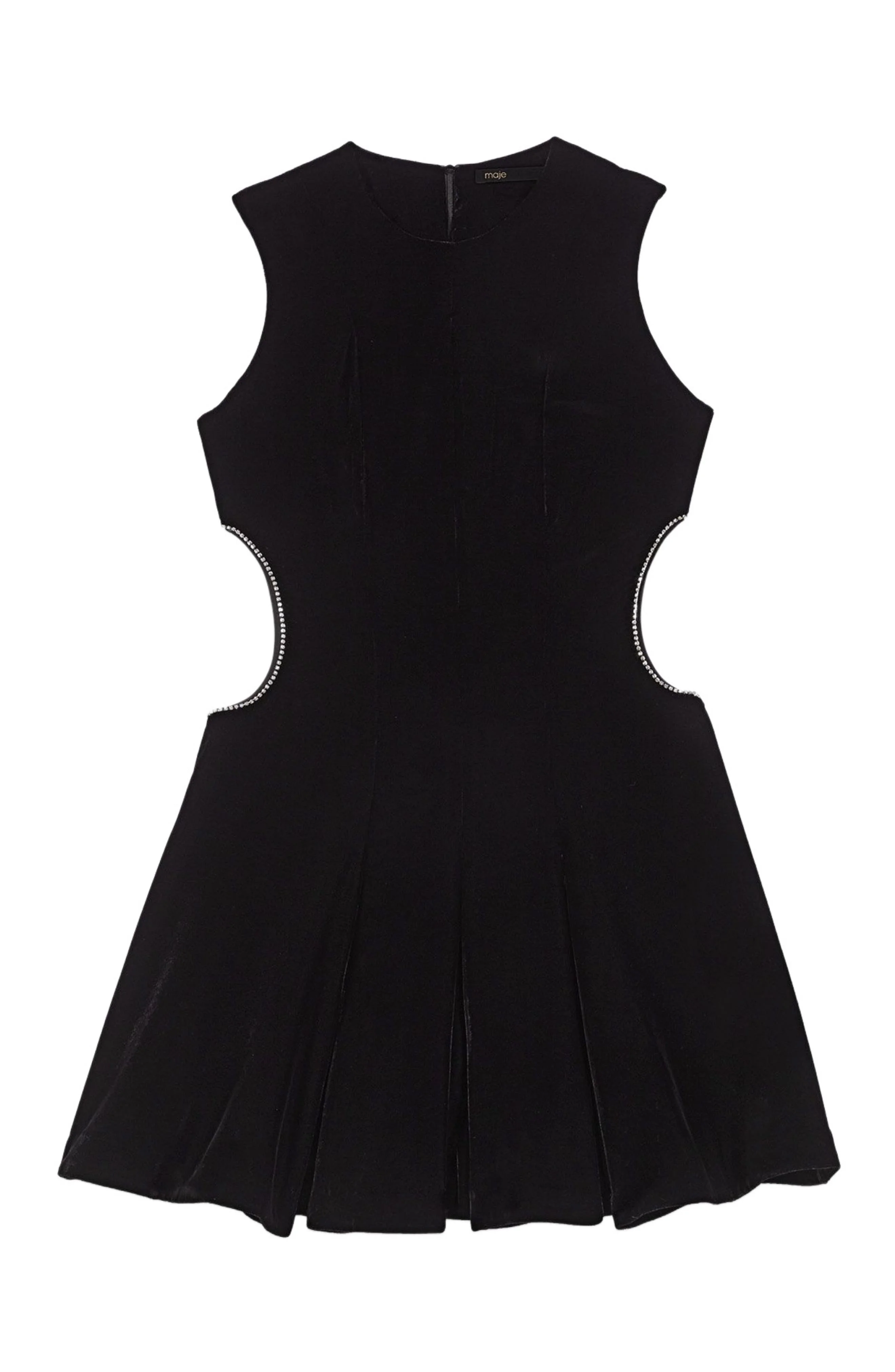 maje Short velvet dress in Black at Nordstrom - 1