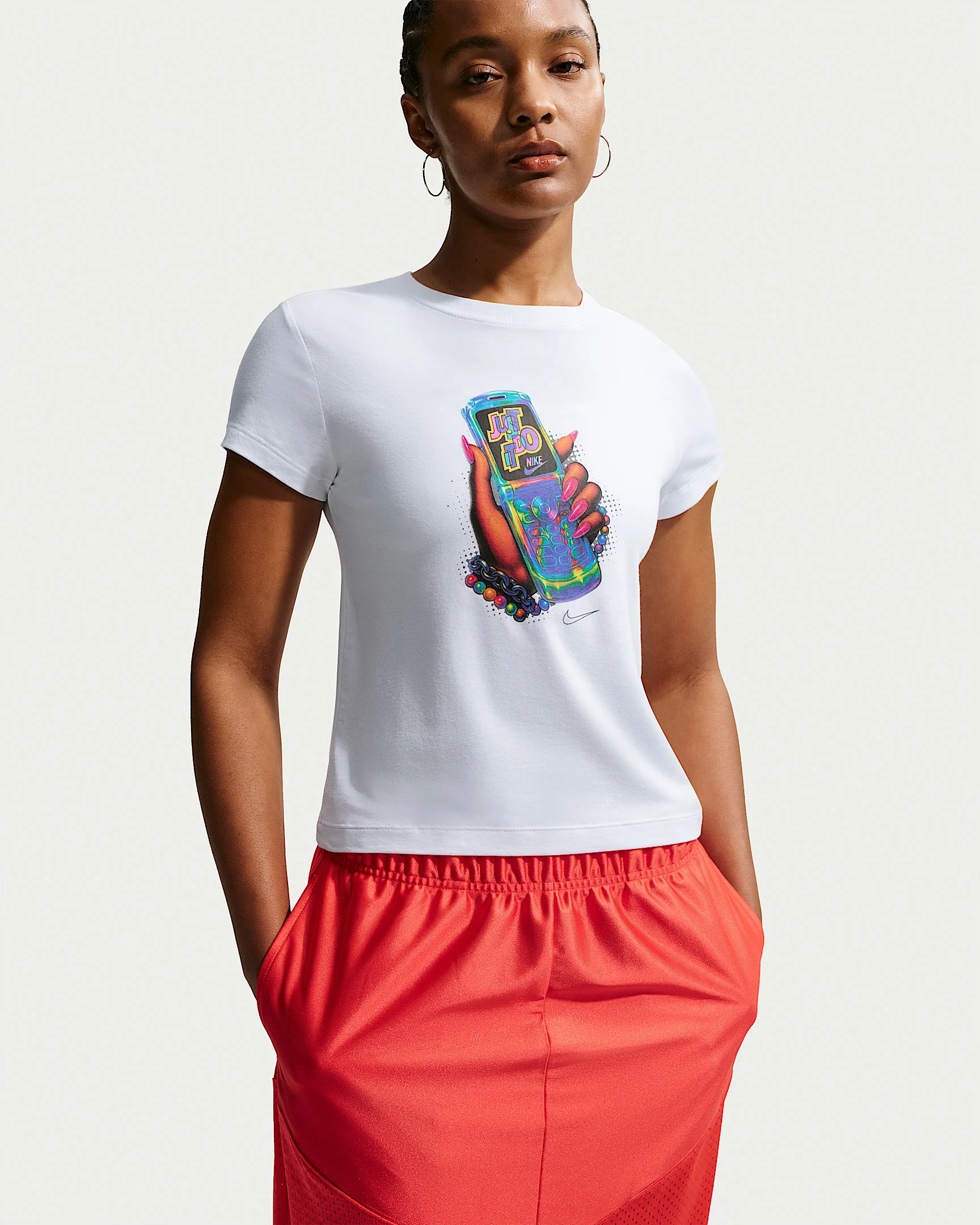 Nike Sportswear Chill Knit Women's Slim Cropped T-Shirt - 1