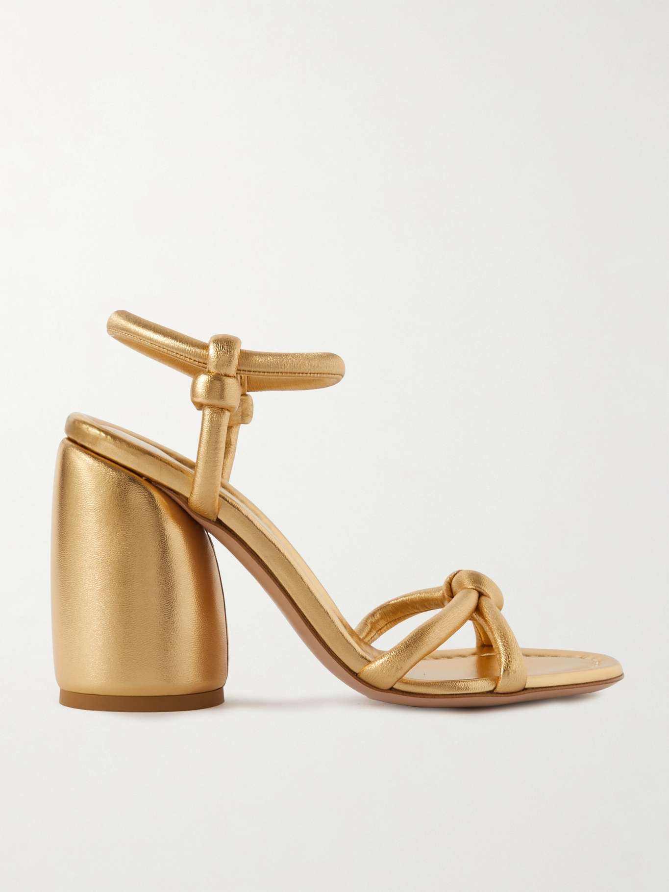 95 metallic leather sandals - 1