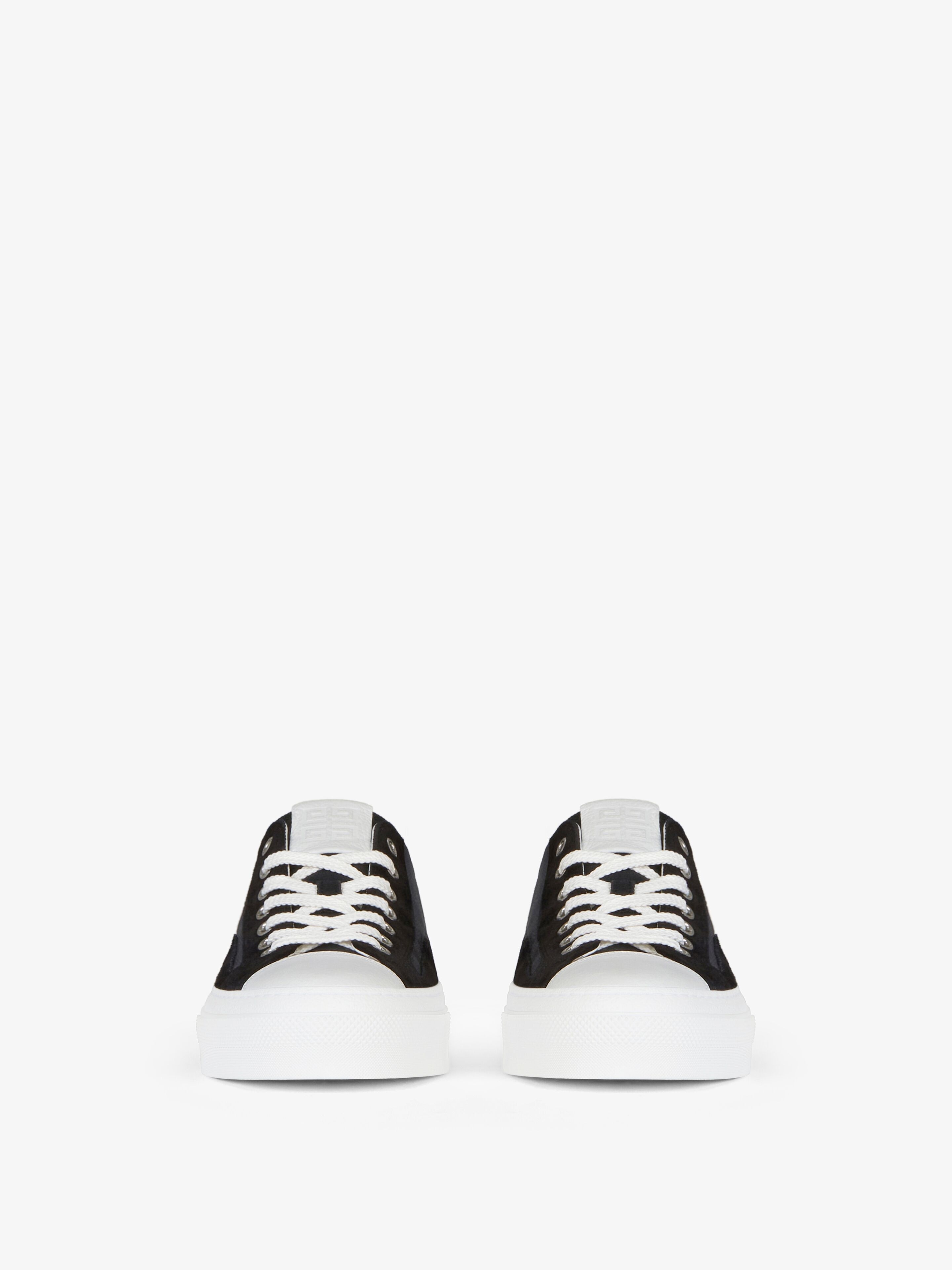 GIVENCHY CITY SNEAKERS IN CANVAS AND SUEDE - 2