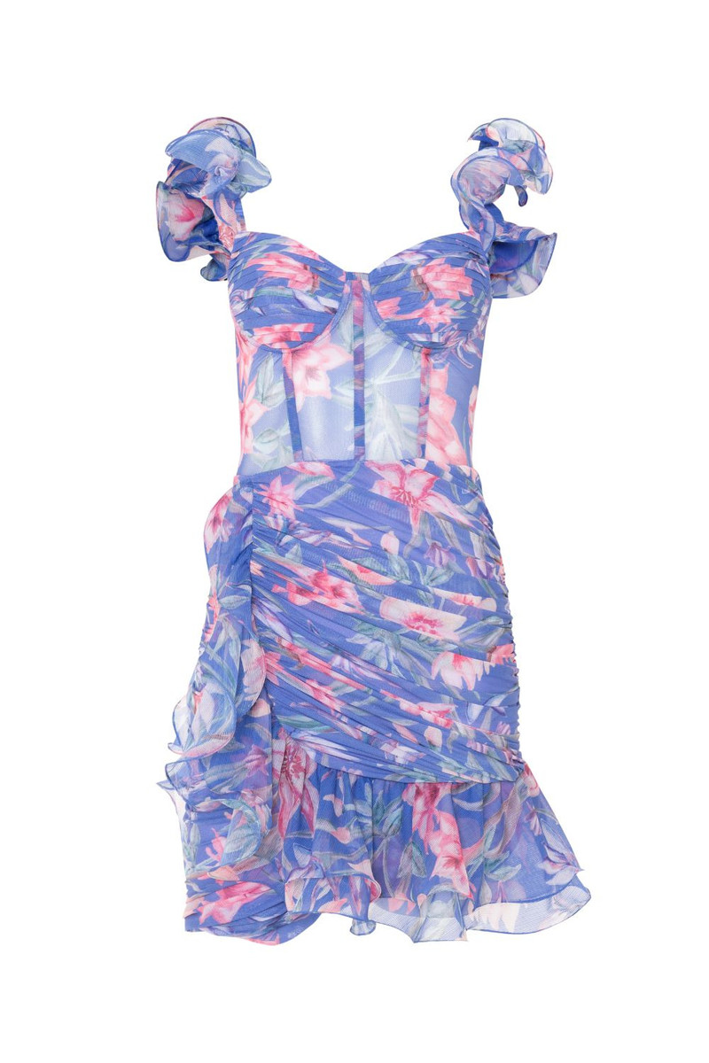AMARYLLIS FLUTTER MINI DRESS 4