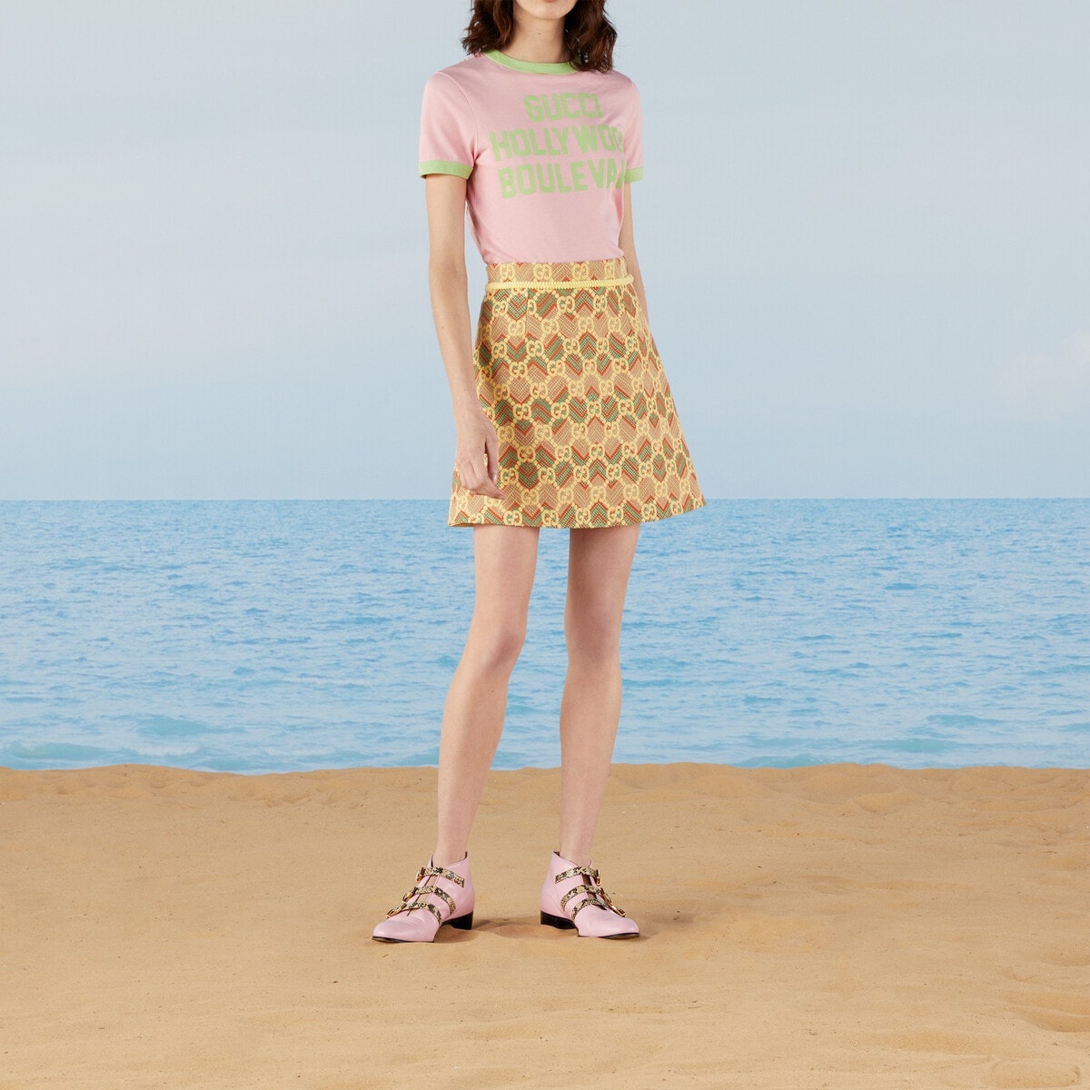 GG tweed skirt - 5