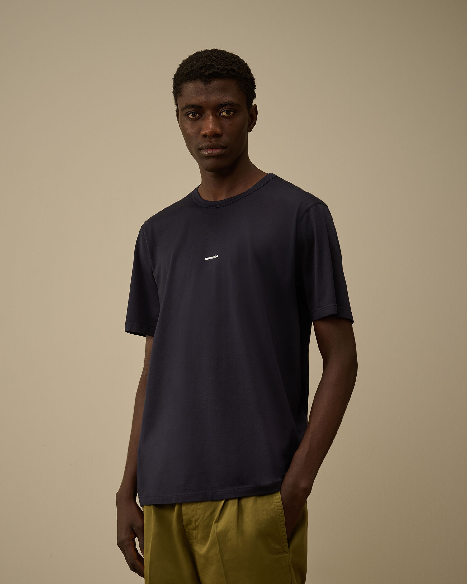 Mercerized 70/2 Jersey Gasato Short Sleeve Logo T-Shirt - 3