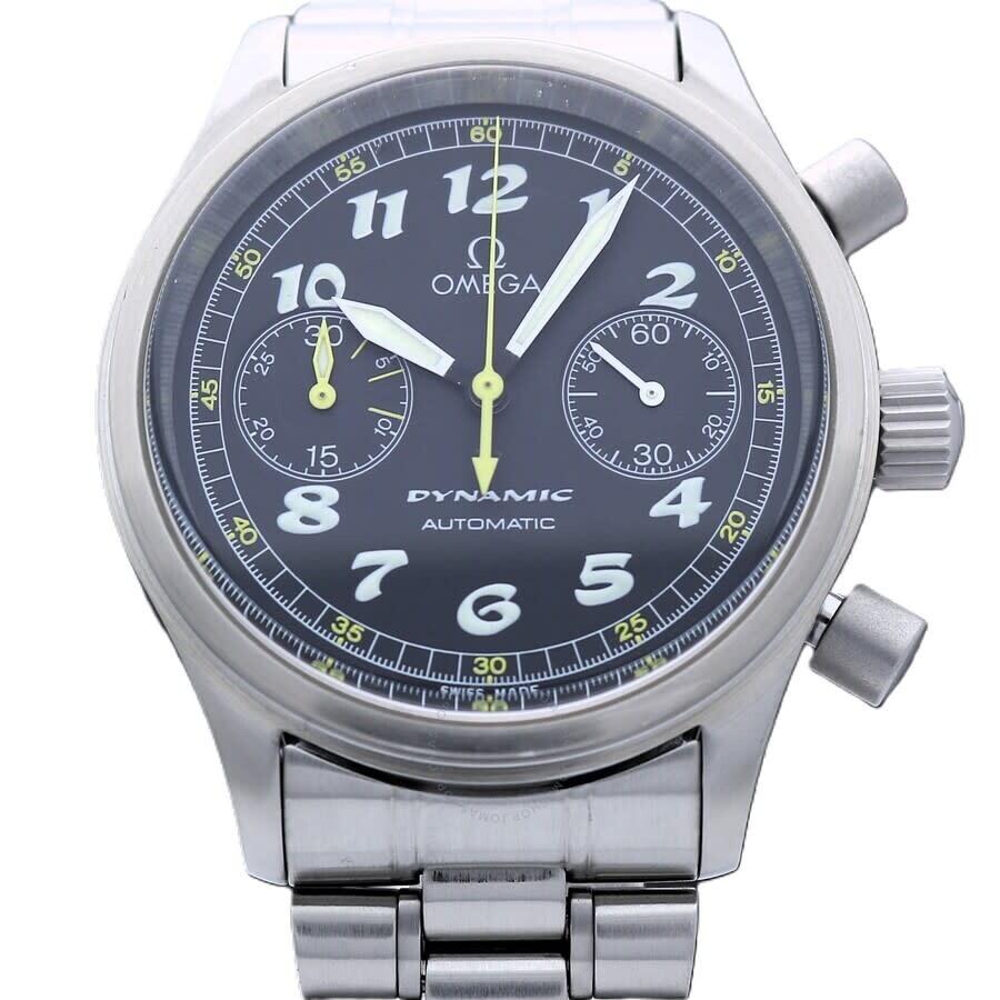Pre-owned Omega Dynamic Chronograph Automatic Black Dial Men's Watch 5240.5 - 1