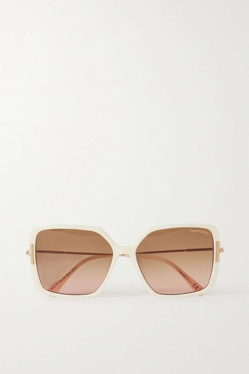 Joanna oversized square-frame acetate sunglasses - 1