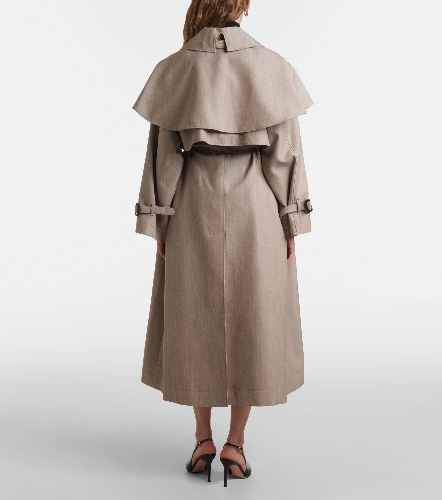 Billie virgin wool trench coat - 3