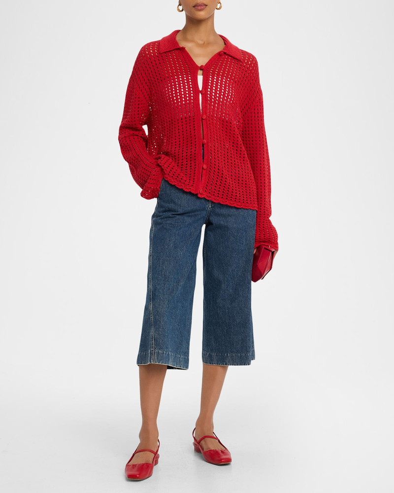 rag & bone Khloe Crochet Cardigan outlook