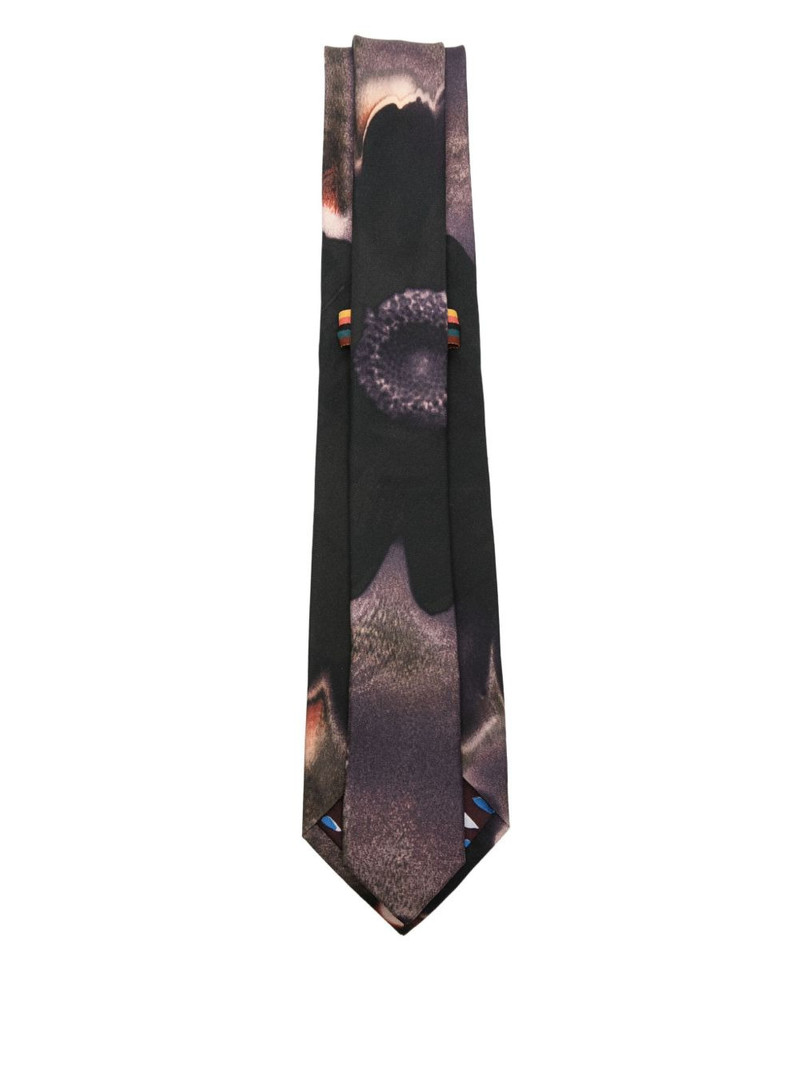 Paul Smith floral-print silk tie outlook