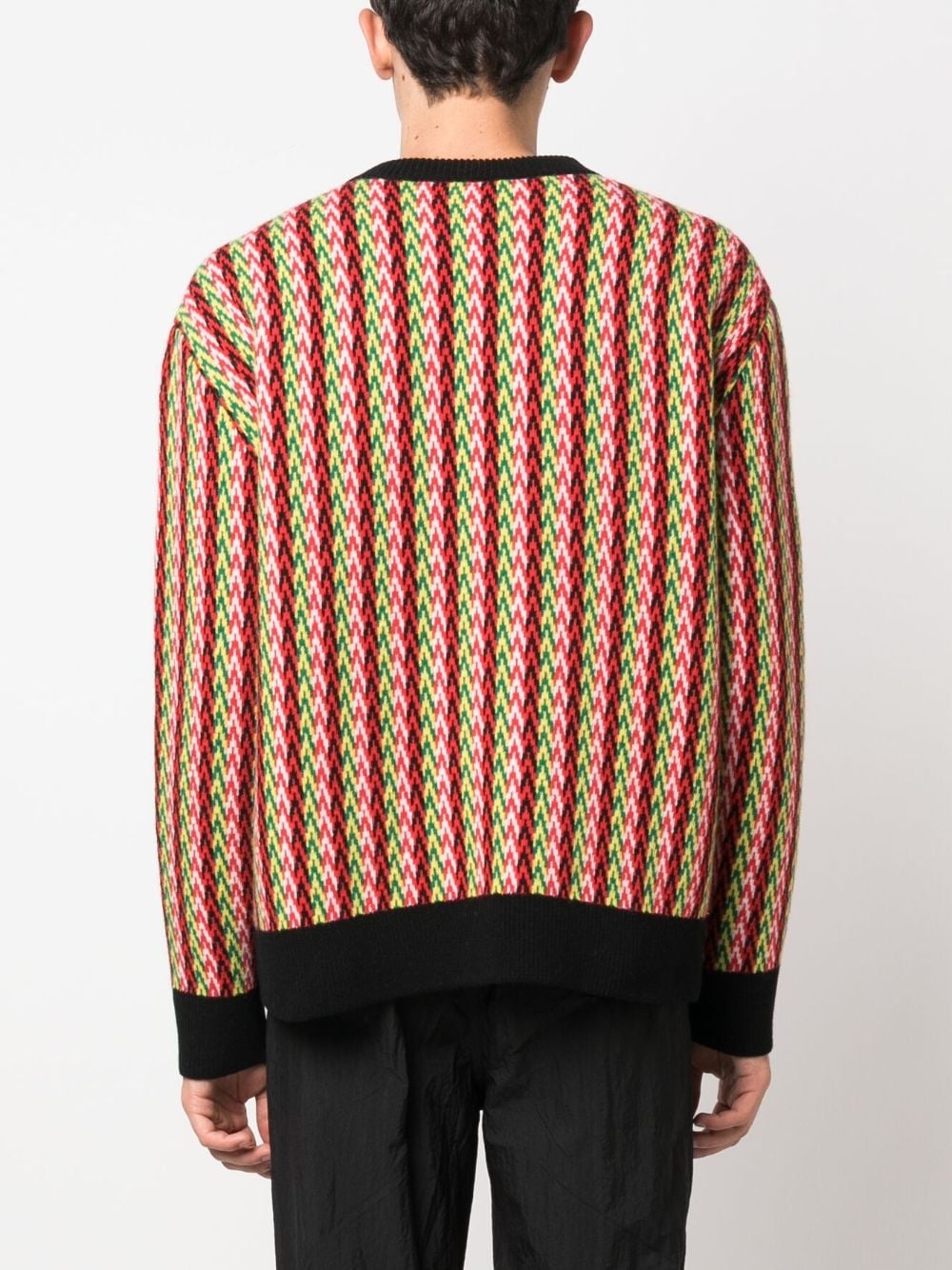 chevron-motif jumper - 4