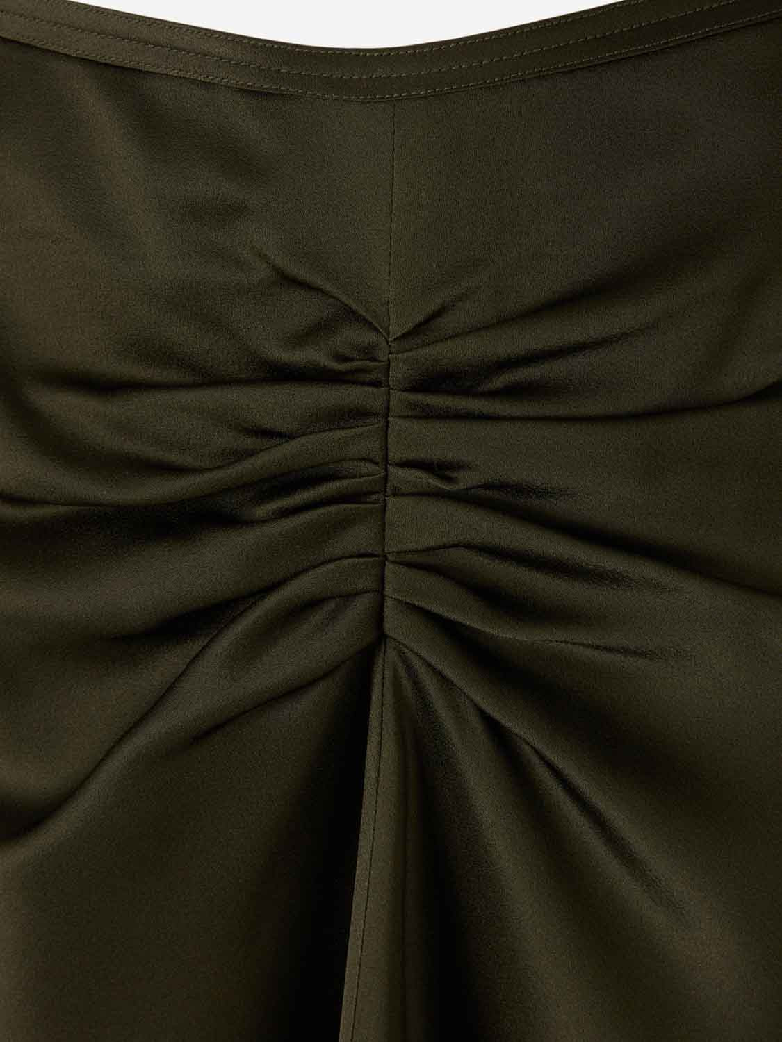 CRÉPE SATIN SKIRT - 3