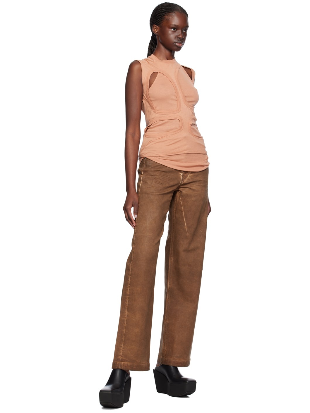 Brown Bolan Jeans - 4