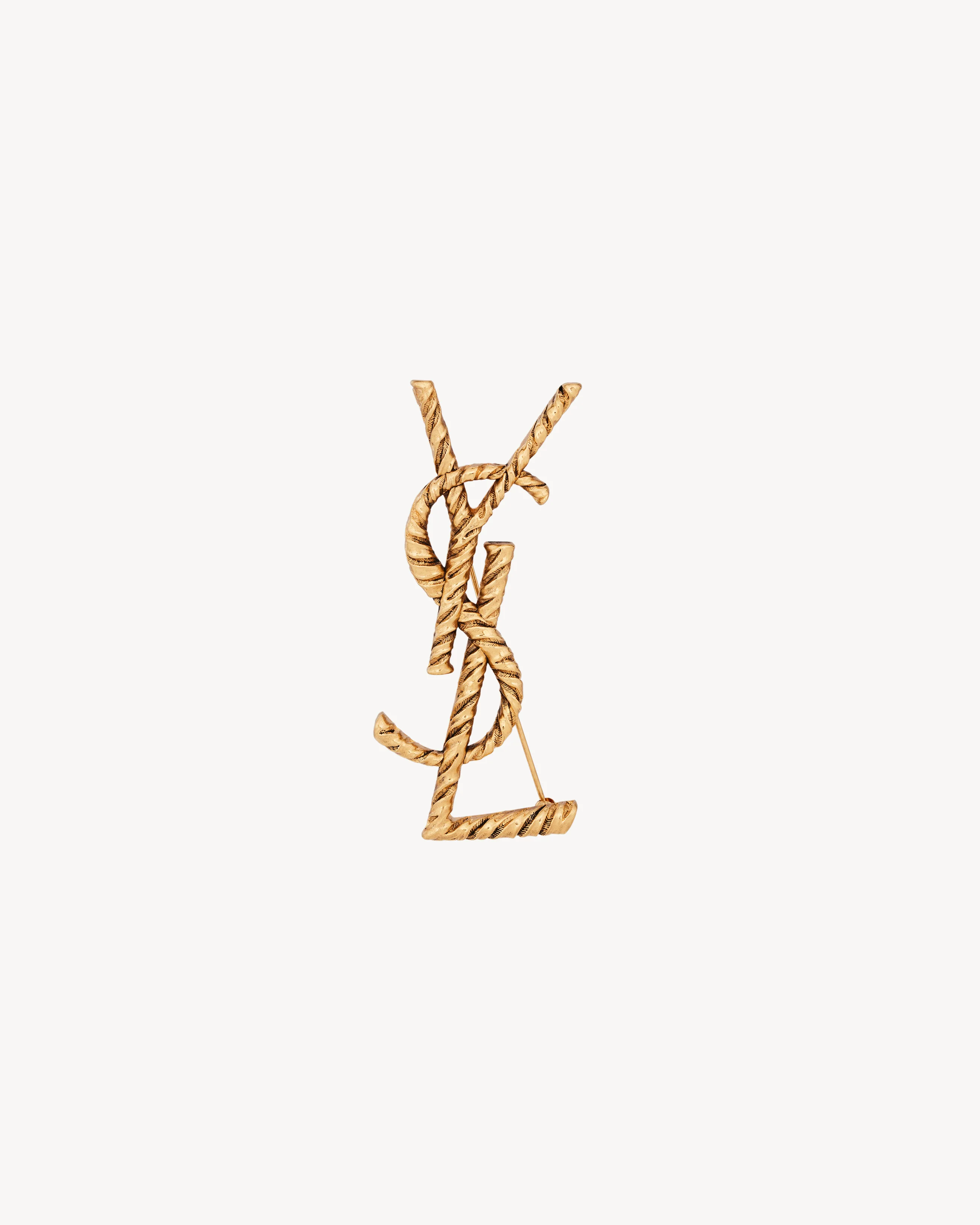 CASSANDRE YSL BROOCH IN METAL - 1