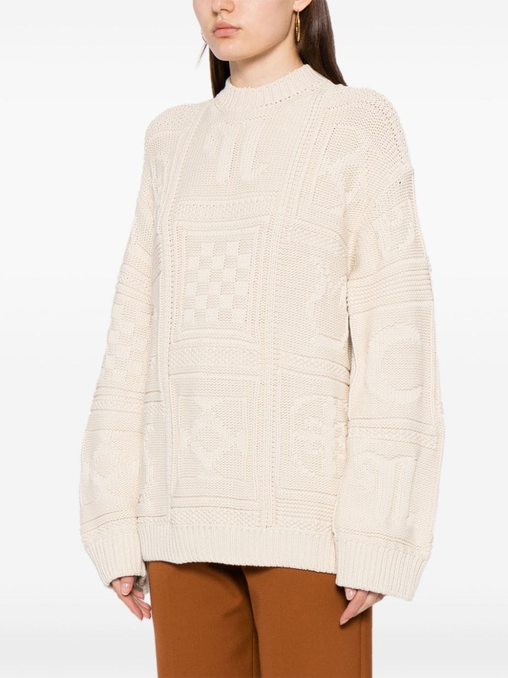 Nicolle jacquard-knit jumper - 3