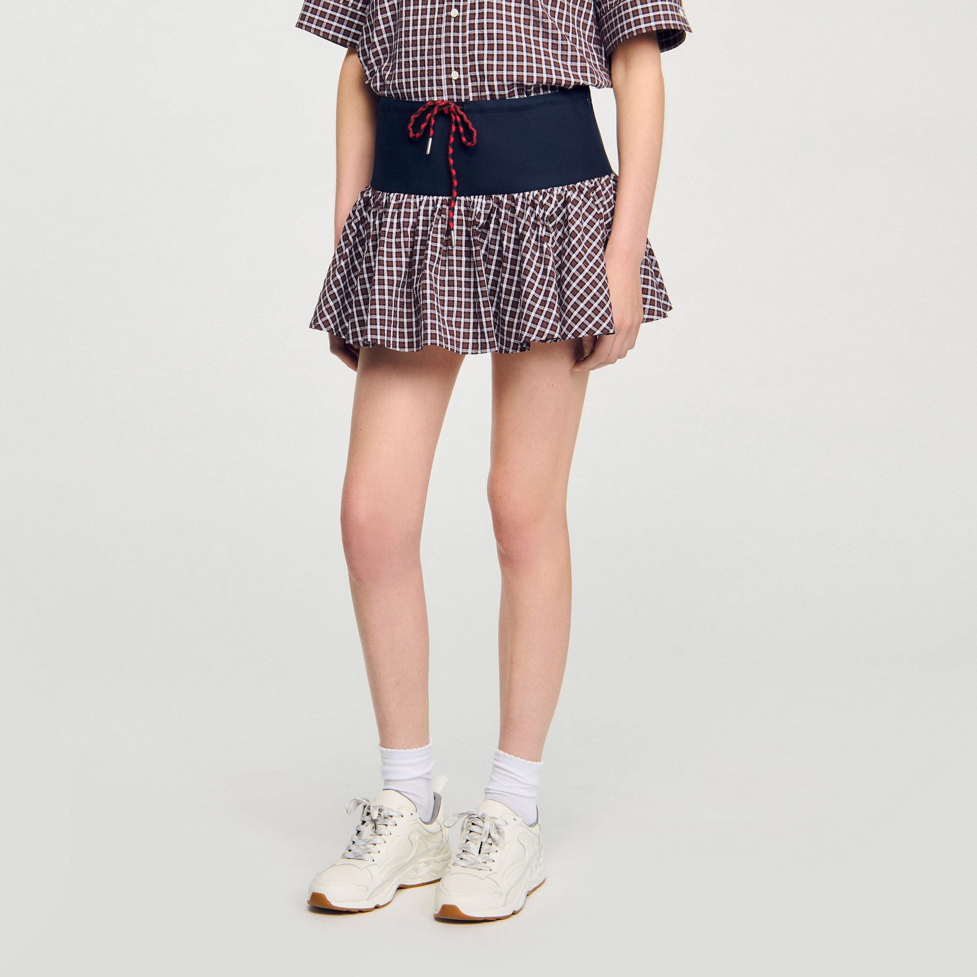 CHECKED SKORT - 4