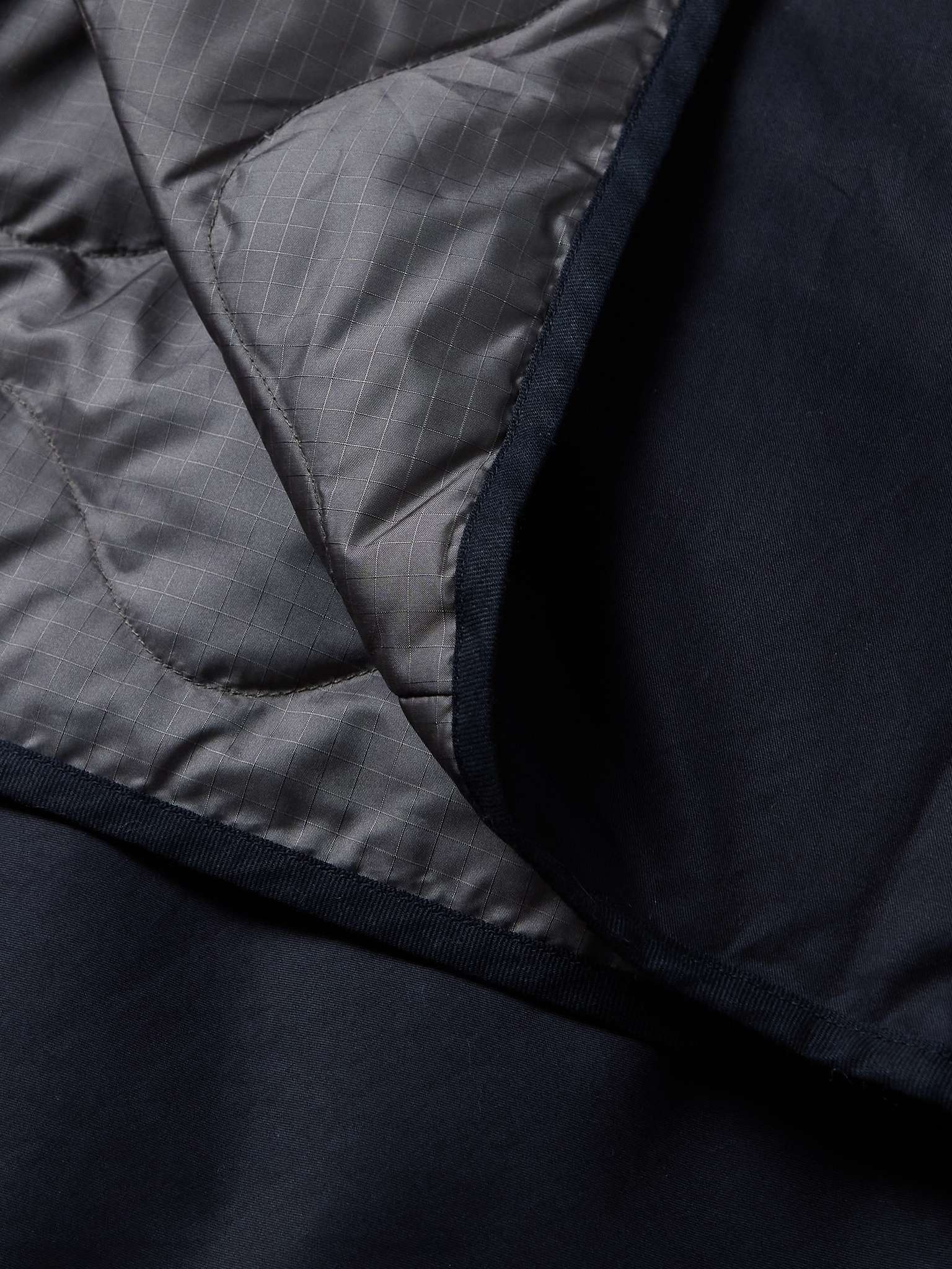 Oversized Reversible Quilted Cotton-Poplin and Ripstop Down Jacket - 3