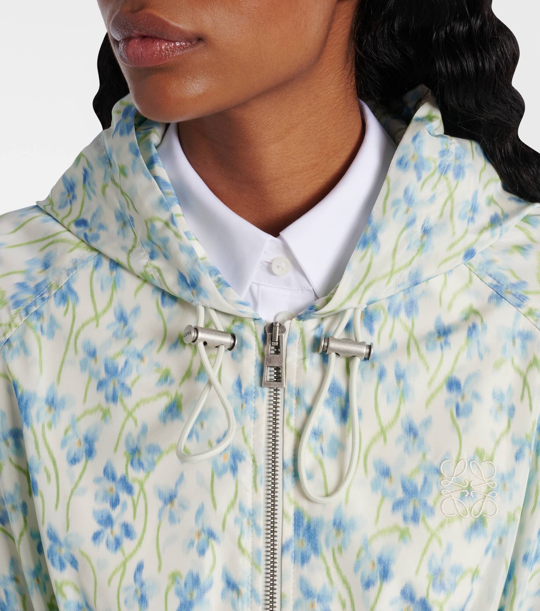 Floral peplum jacket - 4