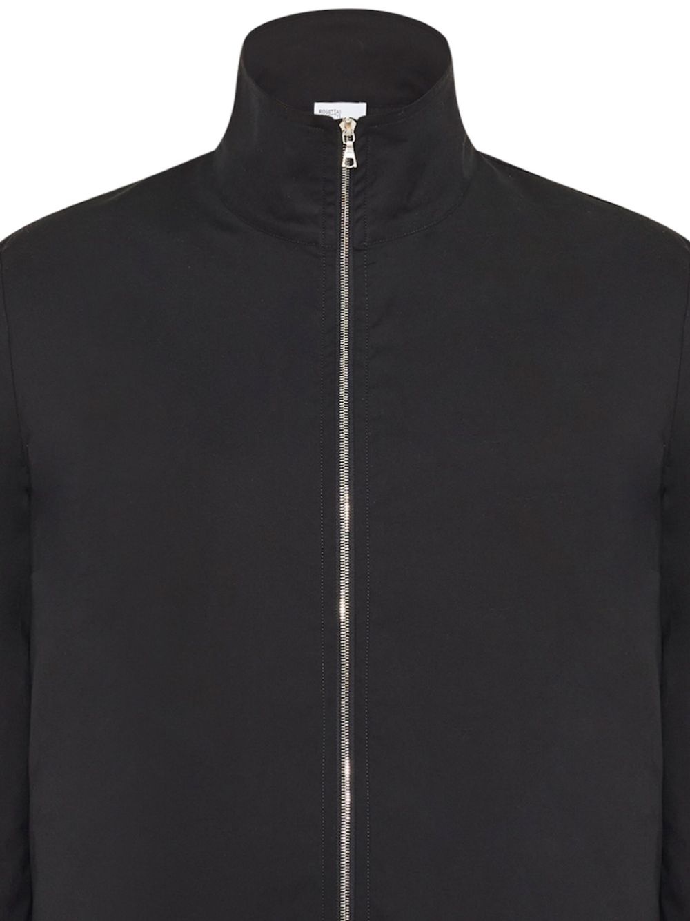 high-neck zip-up shirt - 2