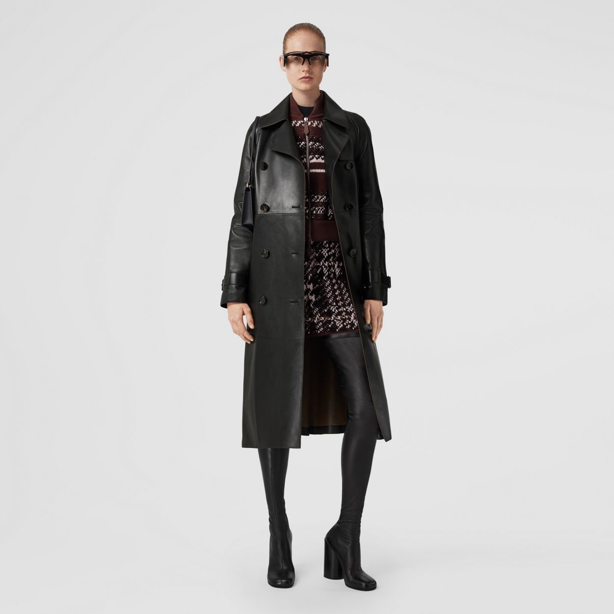 Leather Waterloo Trench Coat - 2