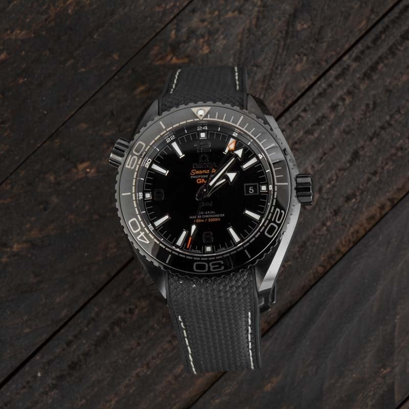 Pre-Owned Omega Seamaster GMT Planet Ocean Black Dial - 6