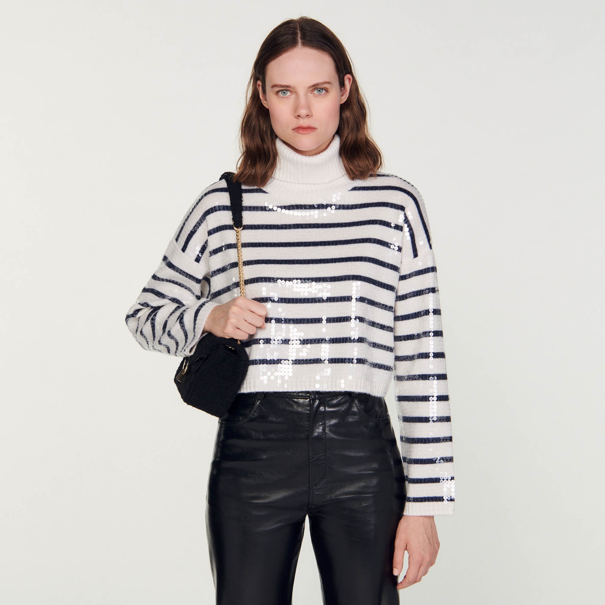 CROPPED BRETON SWEATER - 5