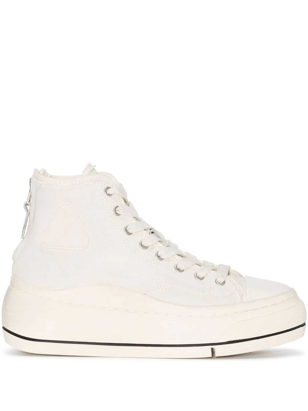 high-top platform sneakers - 1