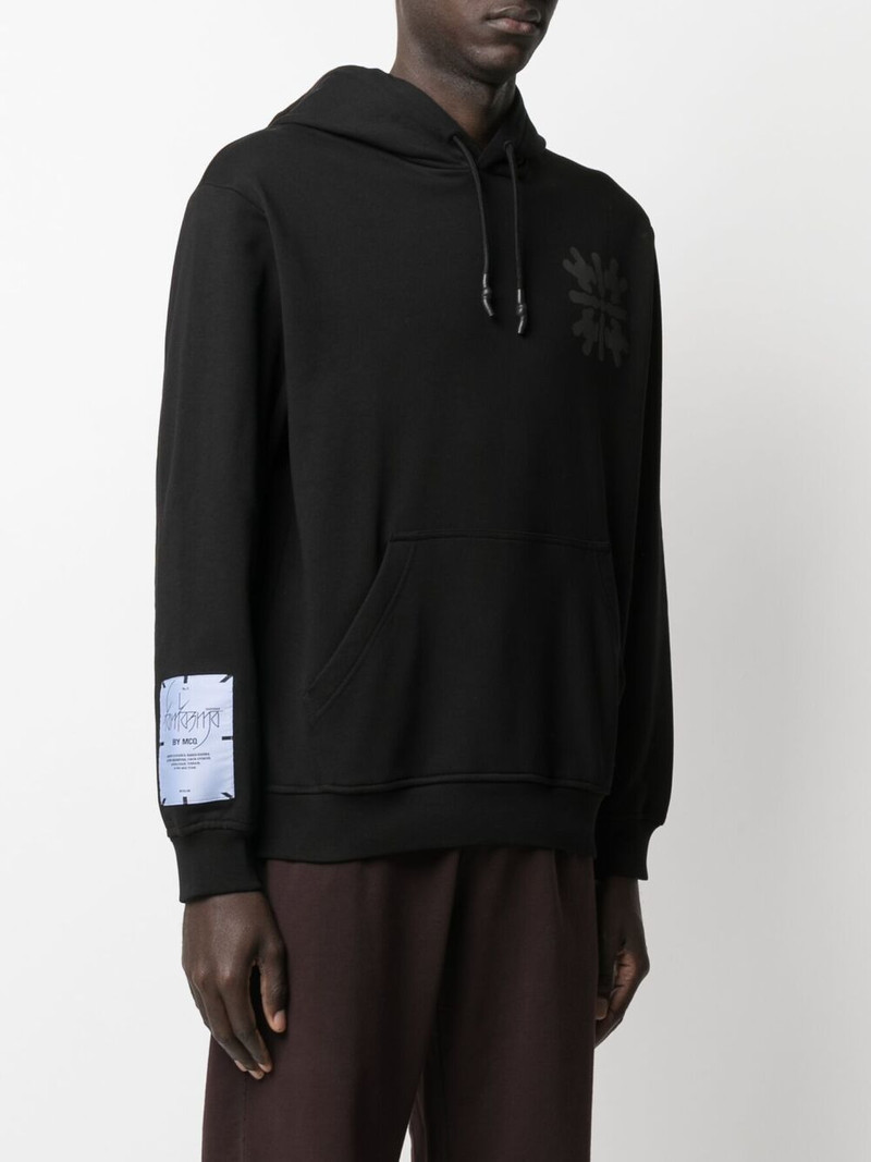 abstract-print cotton hoodie 4
