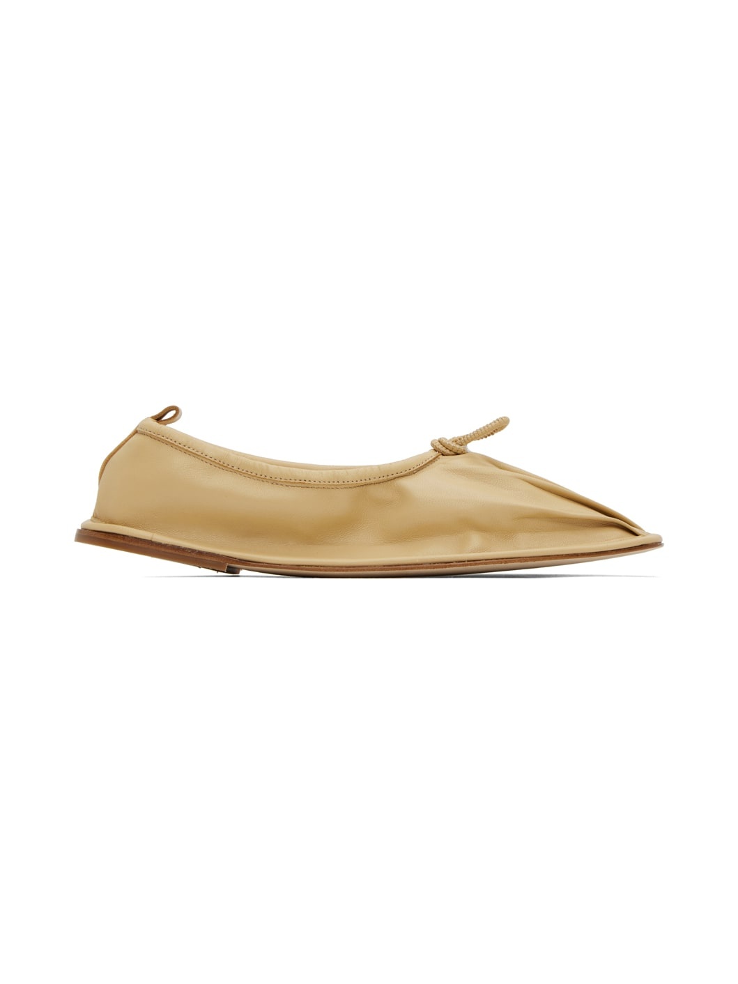 Beige Puntera Ballerina Flats - 1