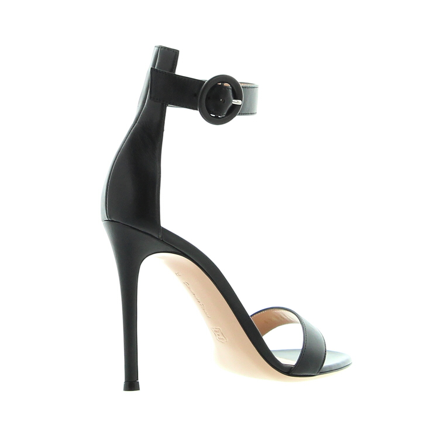 Gianvito Rossi – Portofino Sandal 105 Black Nappa - 3