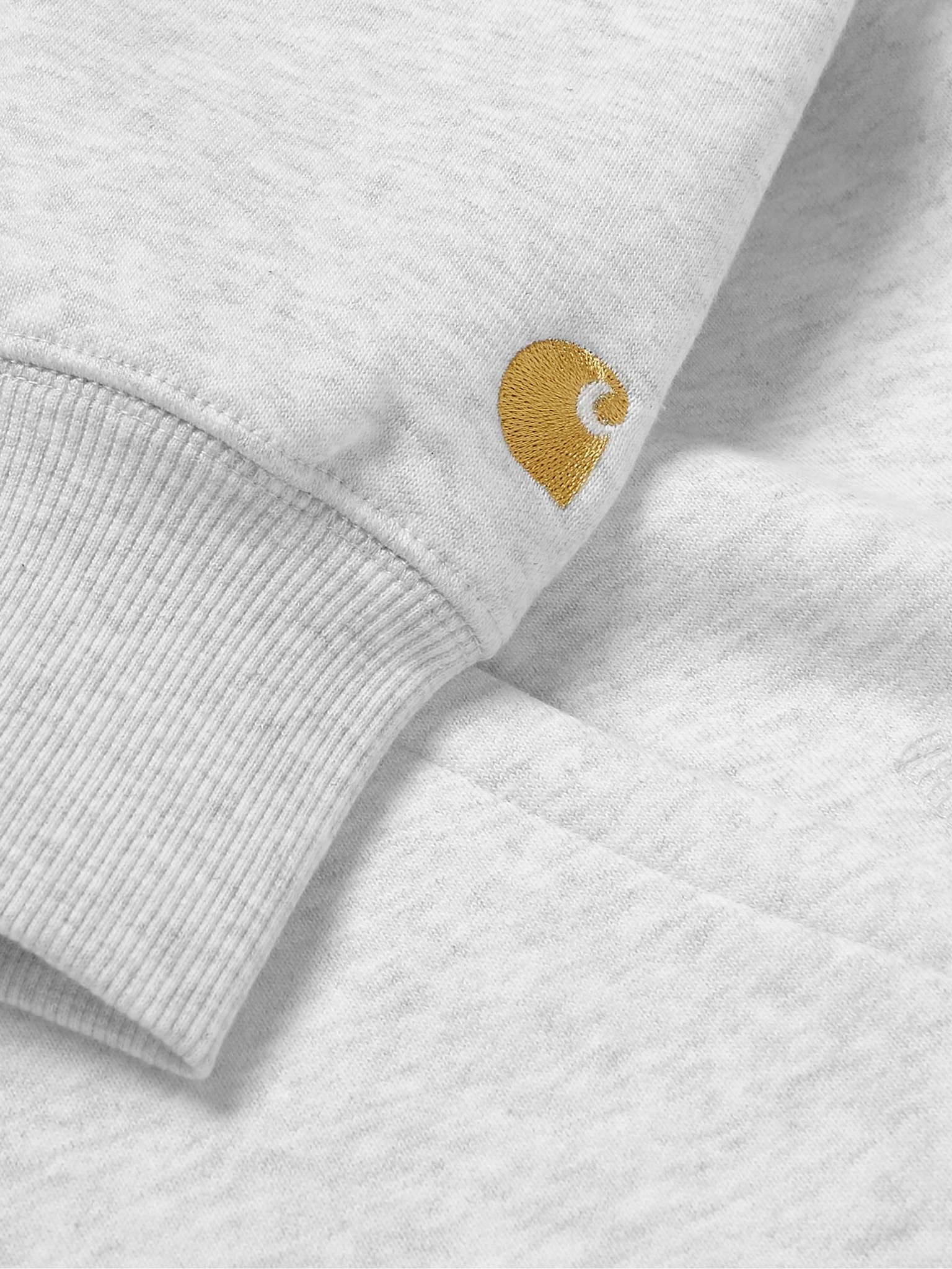 Chase Logo-Embroidered Cotton-Blend Jersey Zip-Up Hoodie - 3