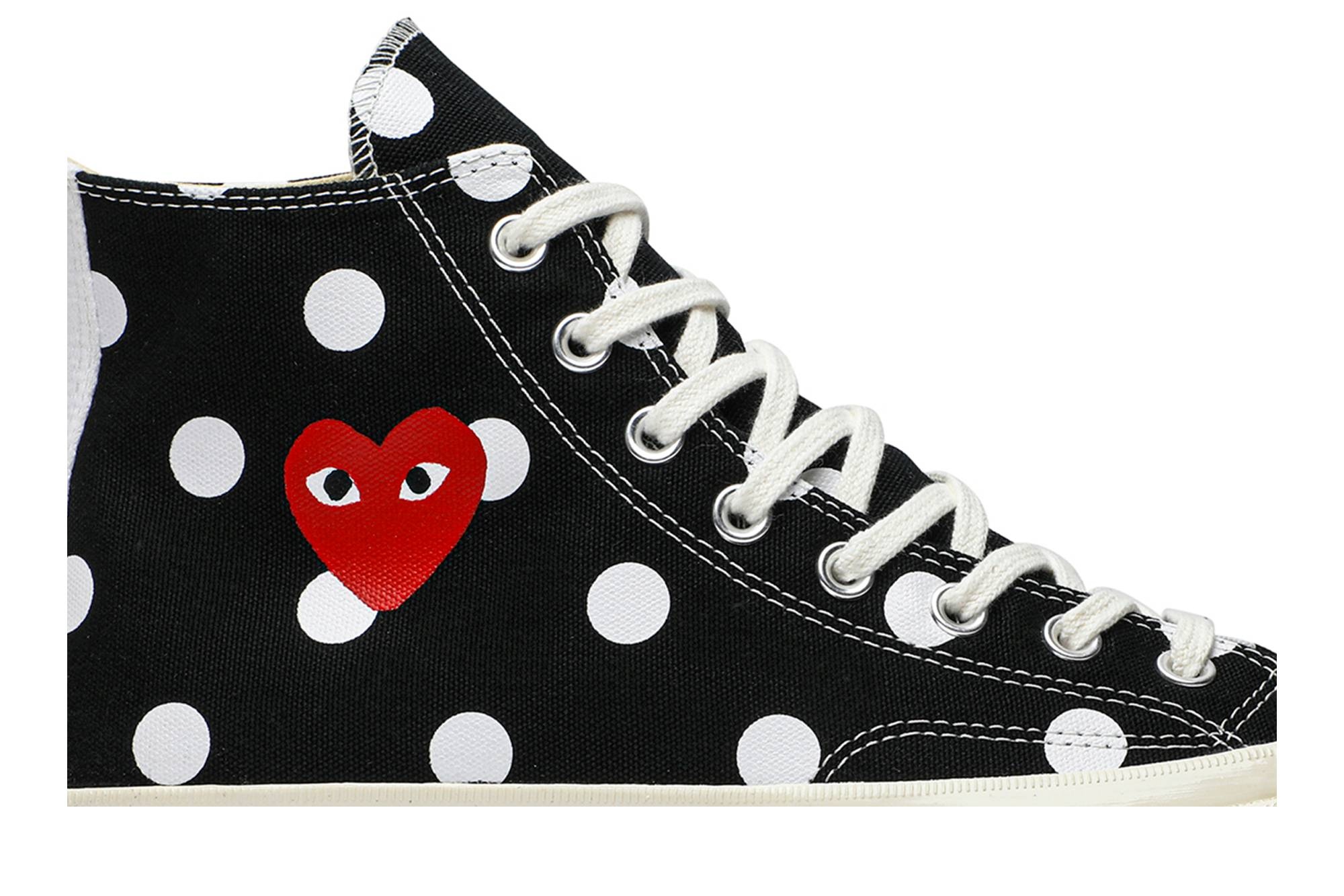 Comme des Garçons x Chuck Taylor All Star 70 Hi 'Black Polka Dot' - 2