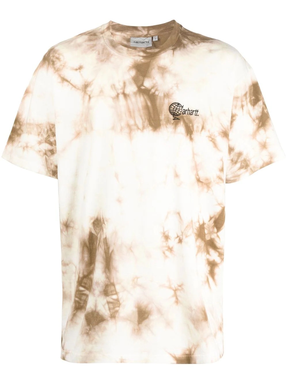 tie-dye logo-print T-shirt - 1