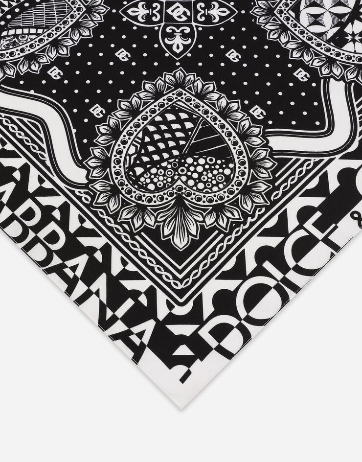 Bandanna-print silk bandanna - 3