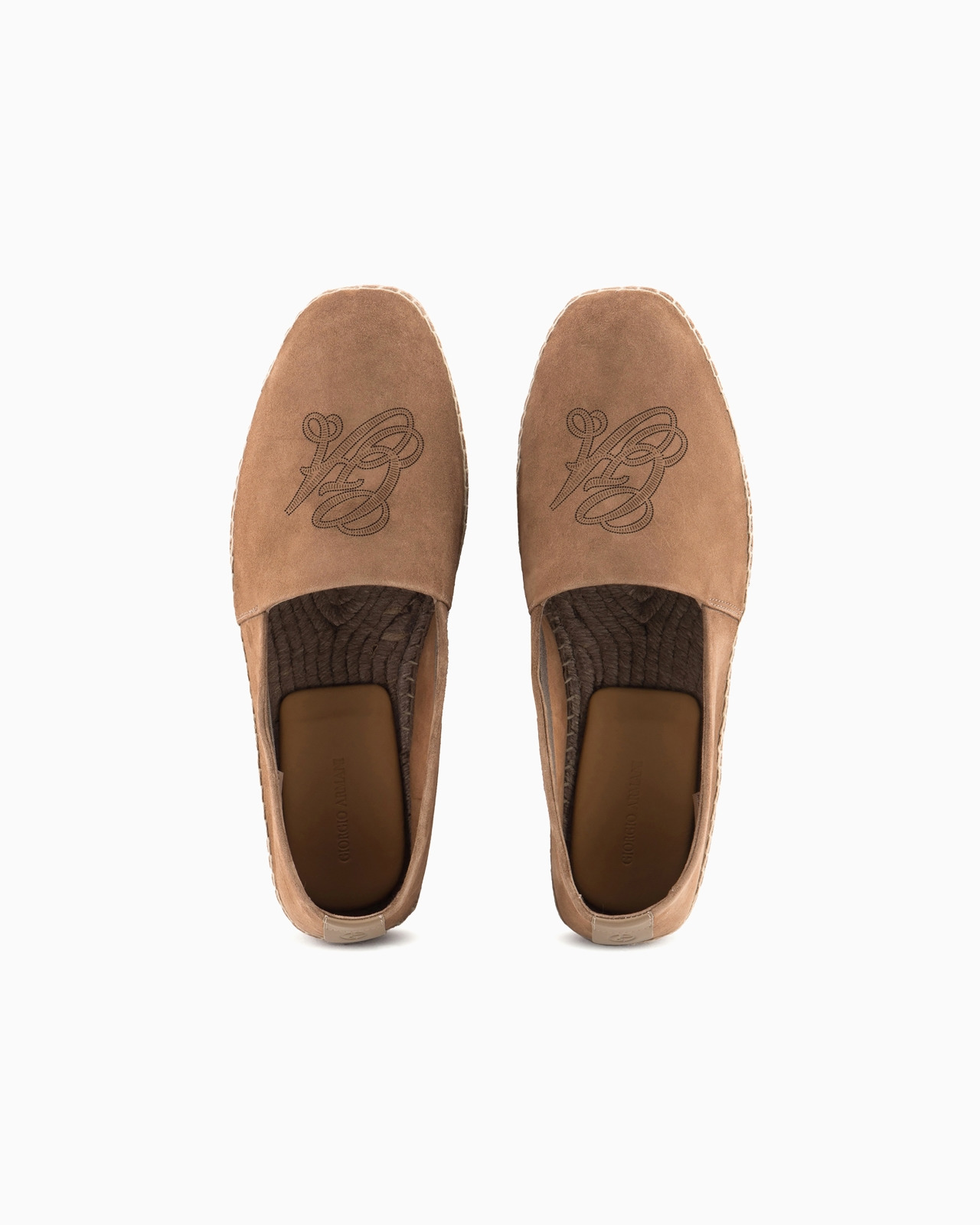 Suede espadrilles with logo - 3