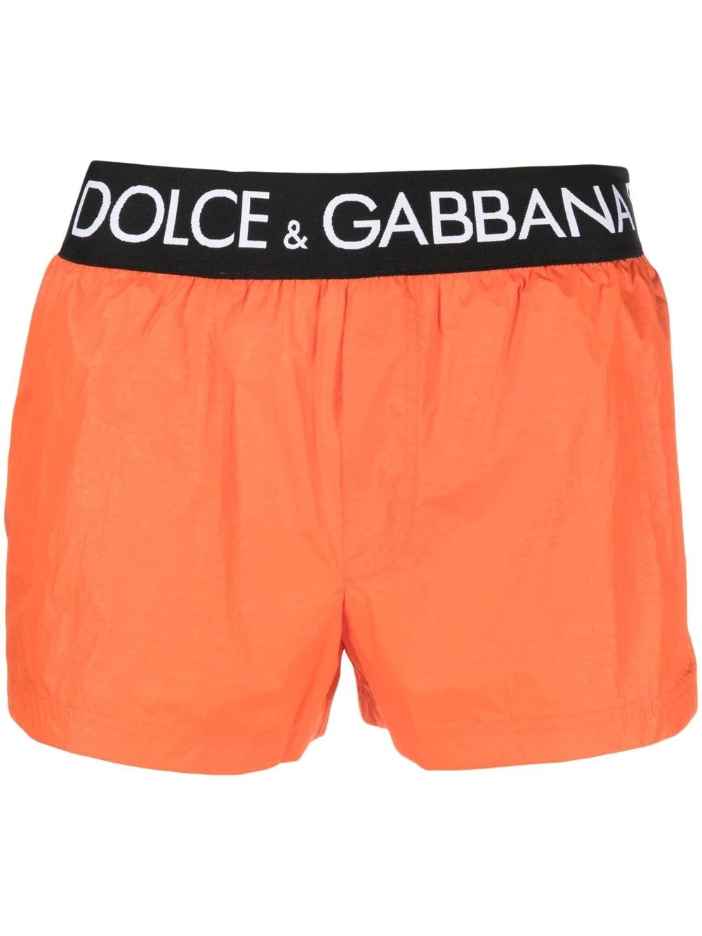 logo waistband swim shorts - 1