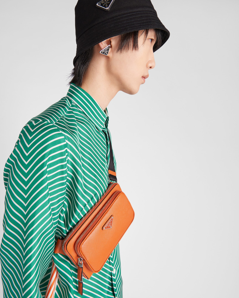 Prada Saffiano leather belt bag outlook