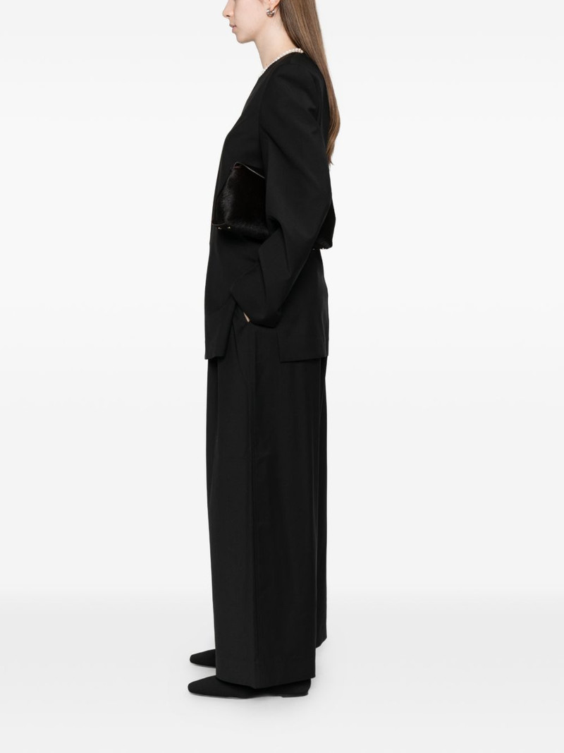 TOTEME Dinner drawstring wool trousers outlook
