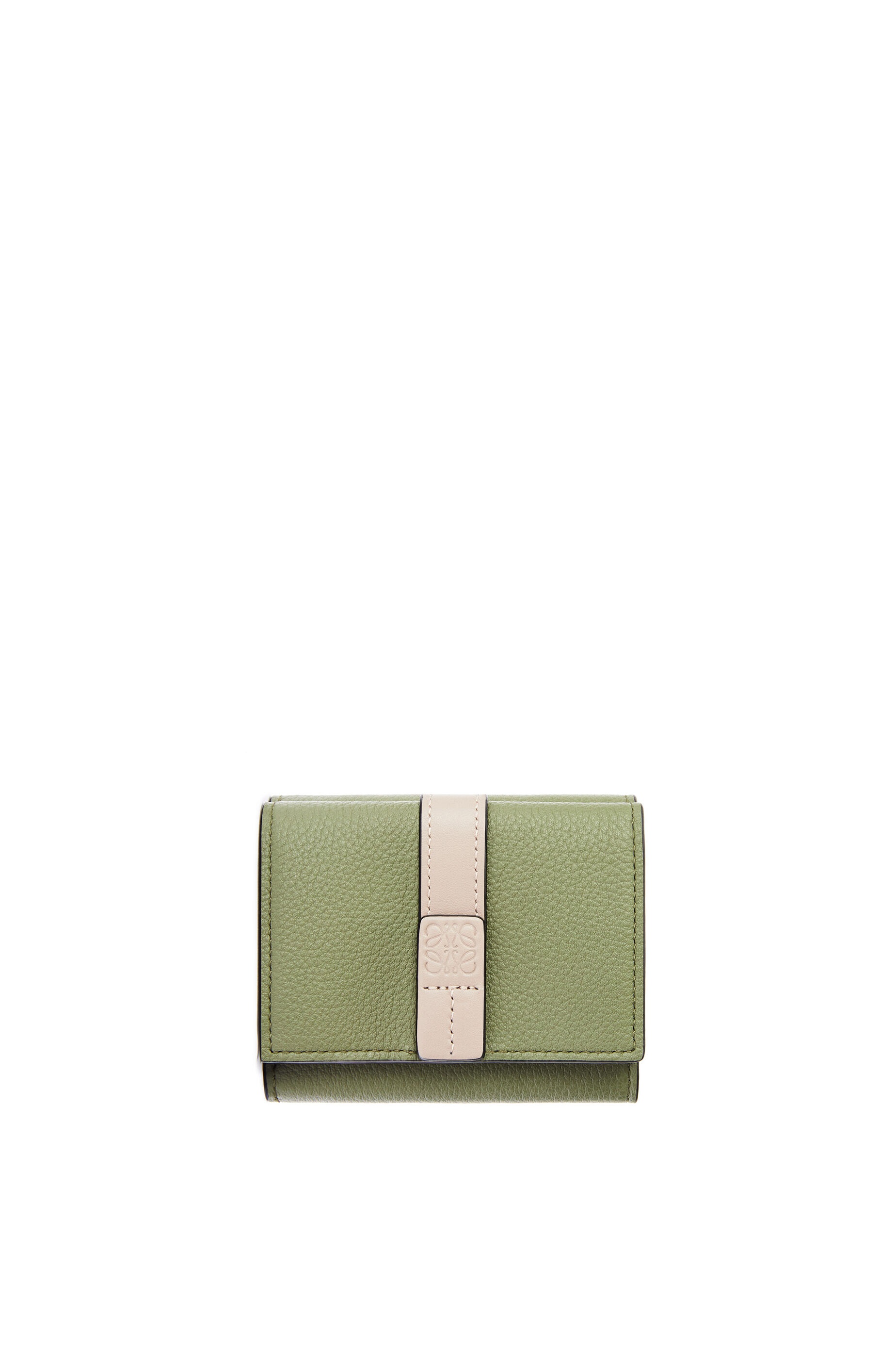 Trifold wallet in soft grained calfskin - 1