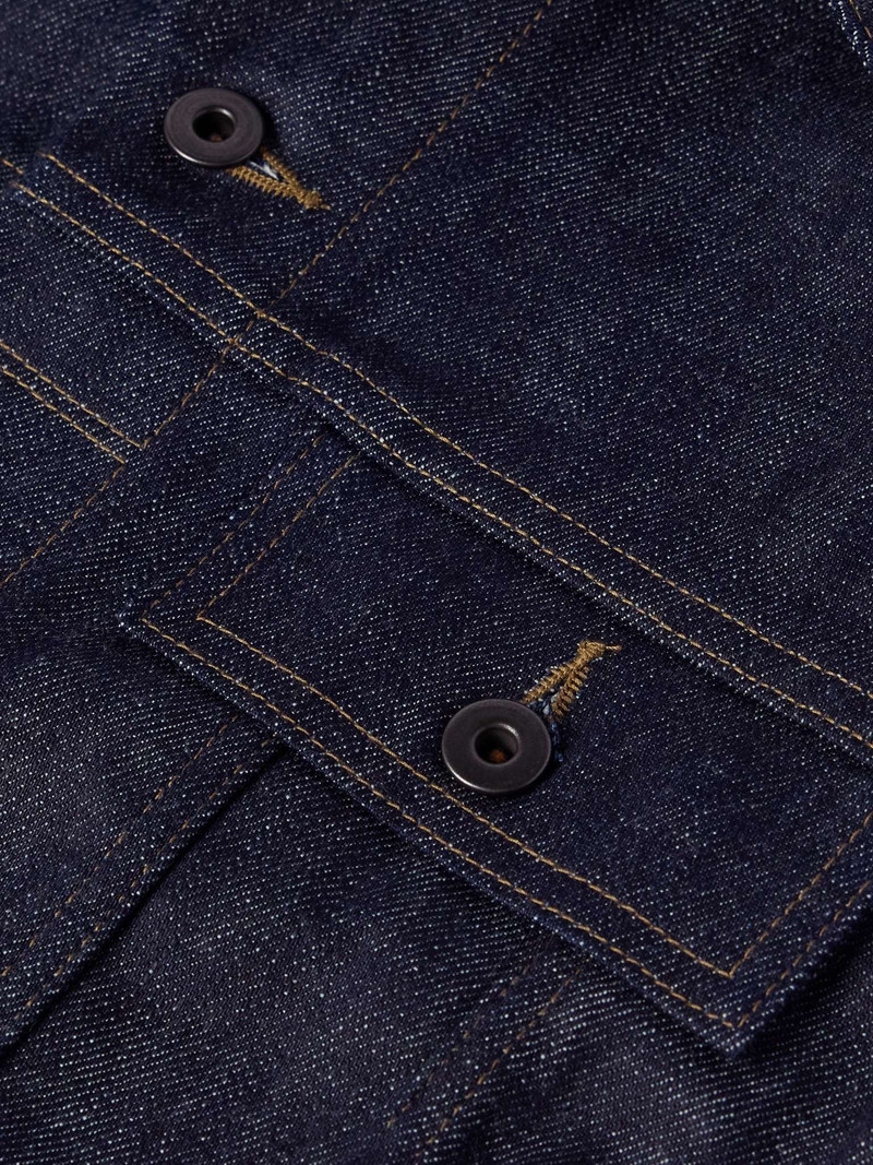 Slim-Fit Denim Trucker Jacket 3
