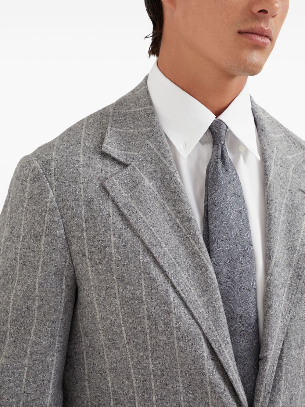 jacquard silk tie - 4