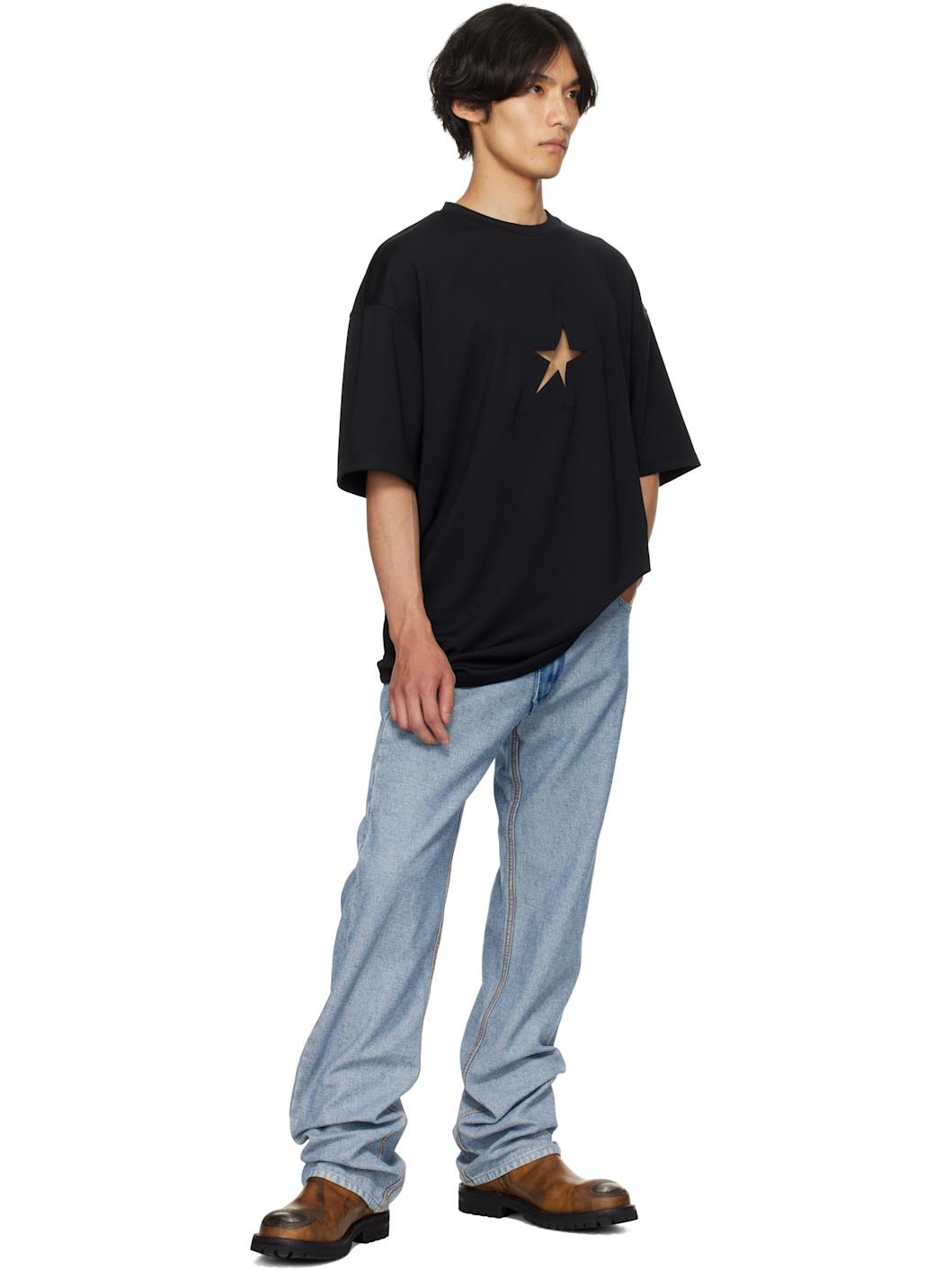 Black Star Oversized T-shirt - 4