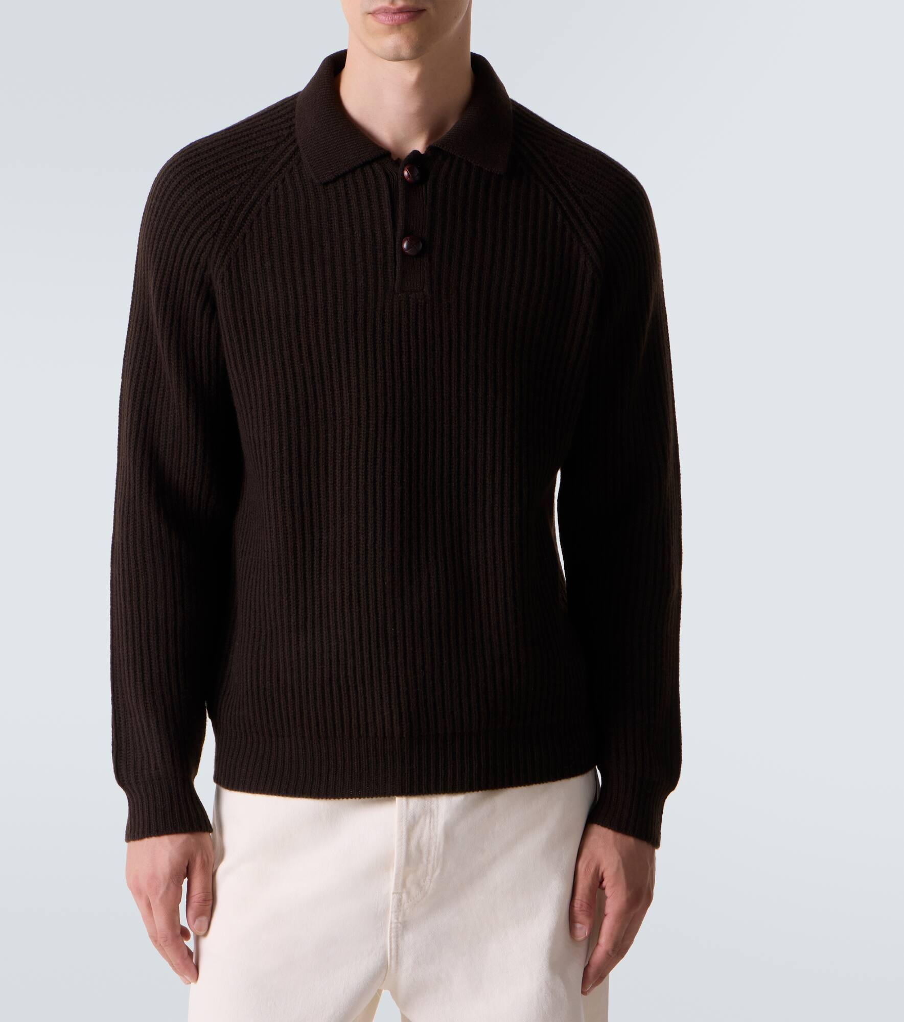 Mr Darius cashmere polo sweater - 3