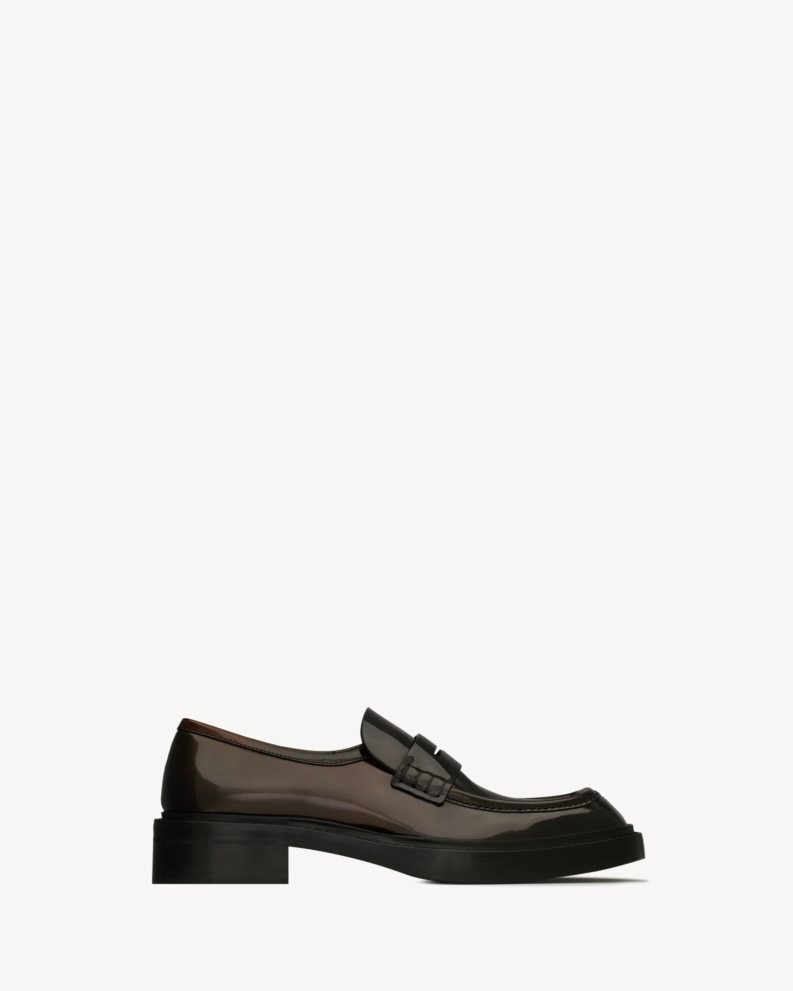 HARVEY LOAFERS IN GLAZED LEATHER - 1