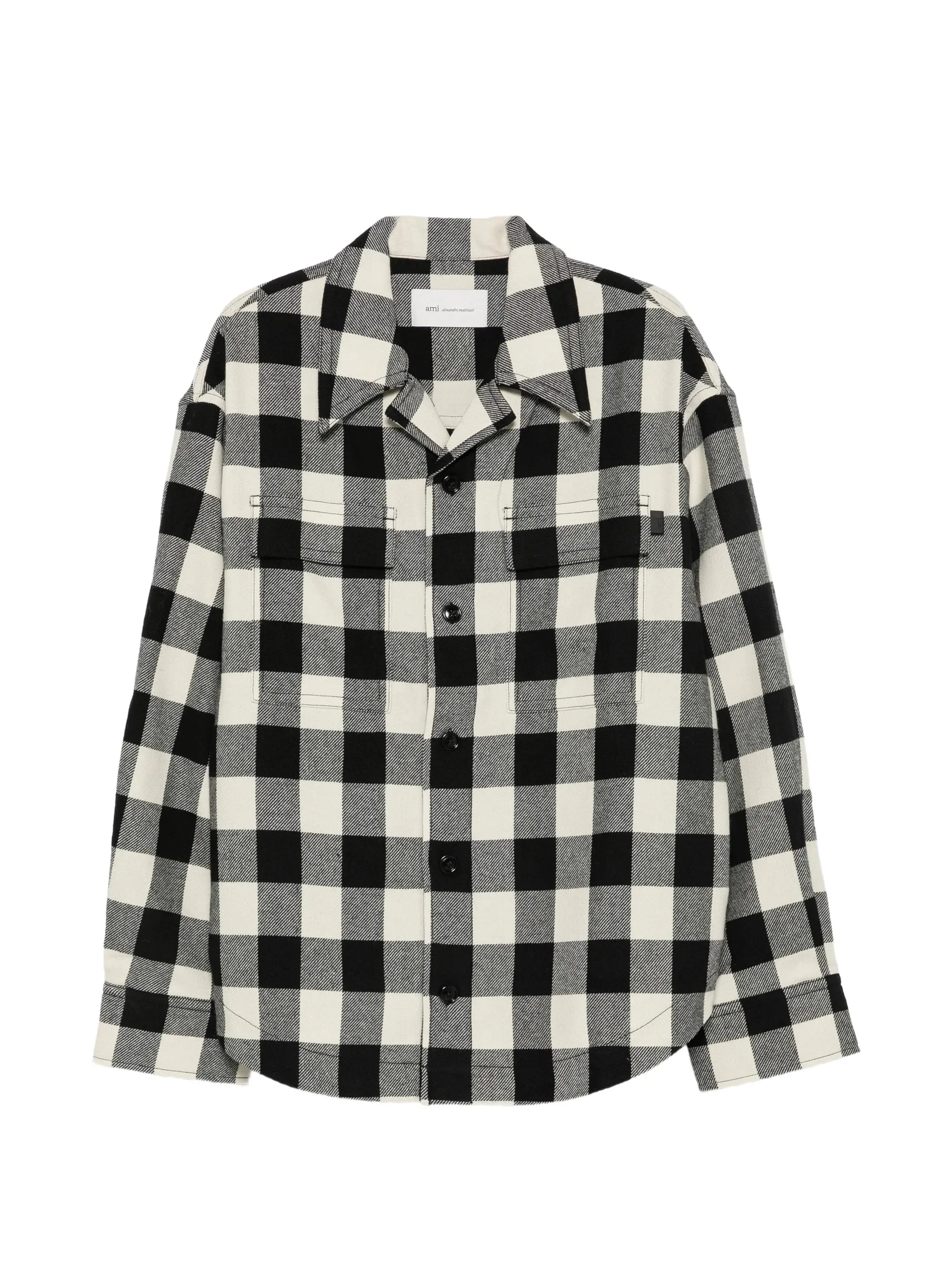 Ami Paris Check-pattern Button-up Shirt - 1