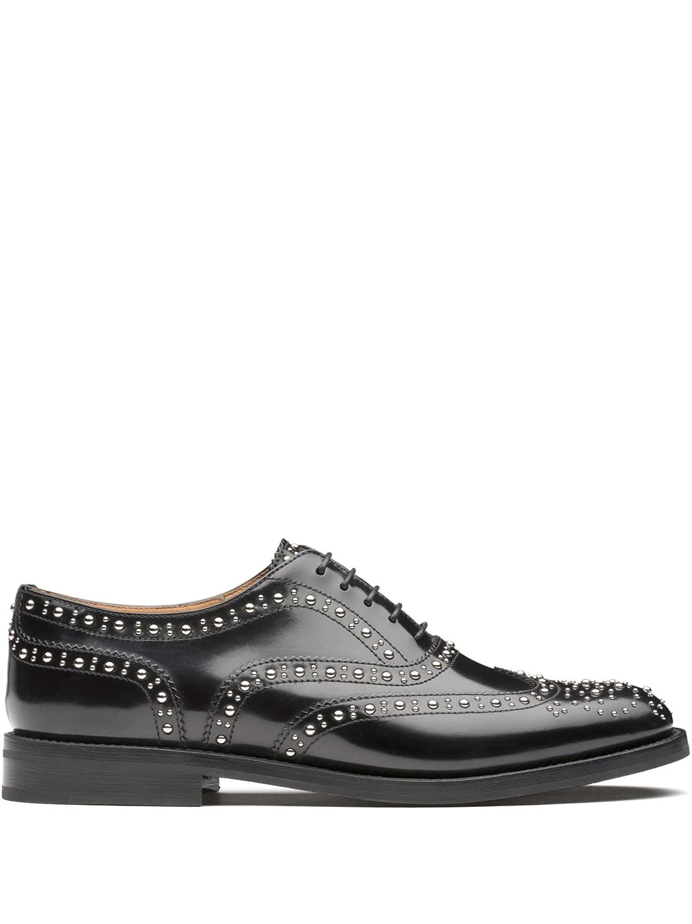 Burwood polished studded brogues - 1