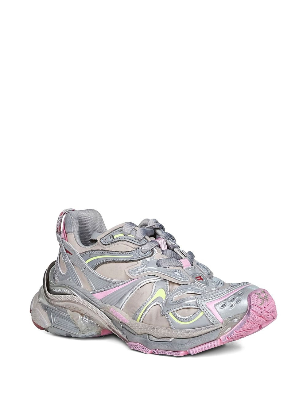 Runner 2.0 logo-embossed layered sneakers - 2