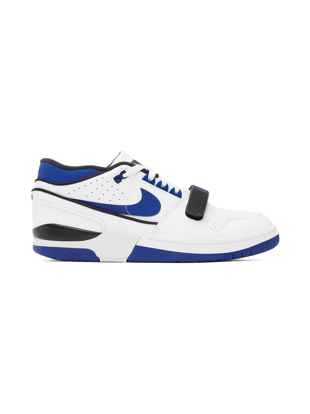 White & Blue Air Alpha Force 88 Sneakers - 1