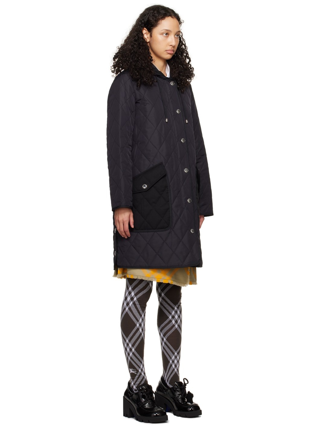 Black Quilted Thermoregulated Jacket - 2