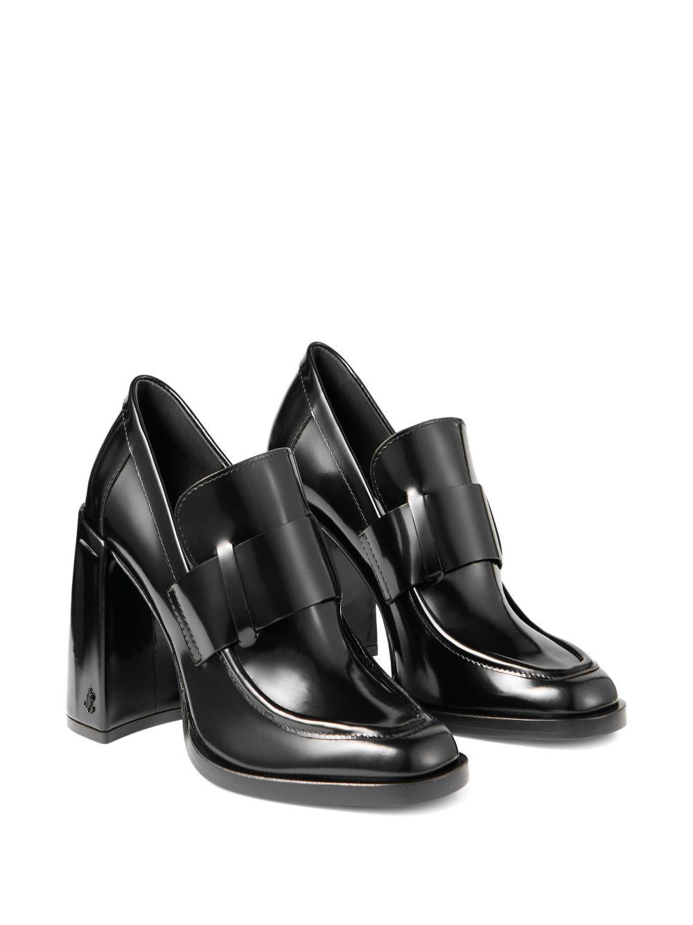 85mm Tylor block-heel loafer pumps - 2