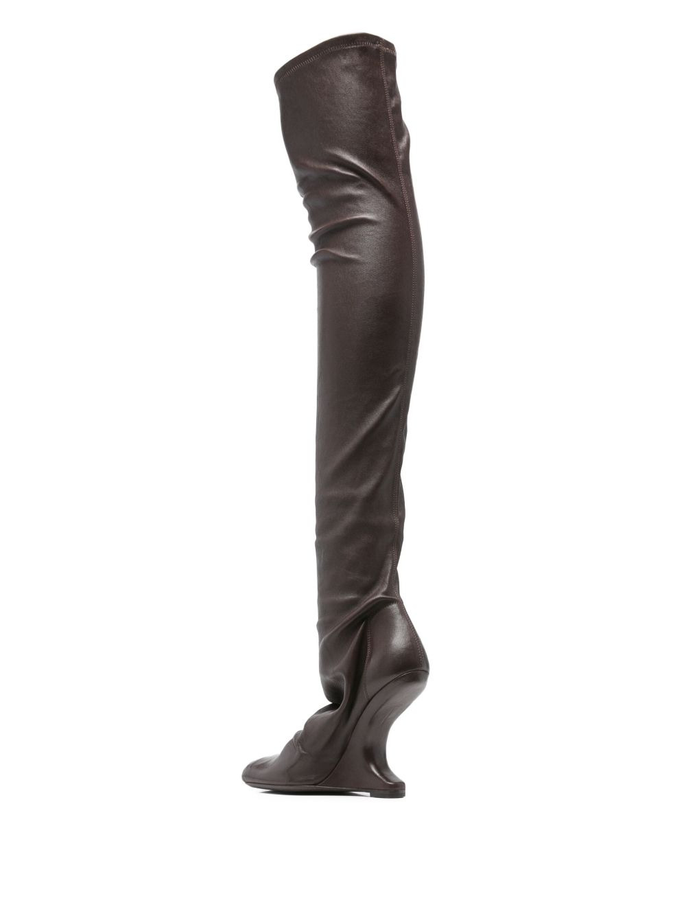 sculpted-heel over-the-knee boots - 3